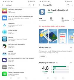 AirVisual: Chúng tôi gỡ app vì bị quá nhiều người Việt đánh giá 1* - bụi thế mà nhiều ông còn cãi cho đuợc ??!