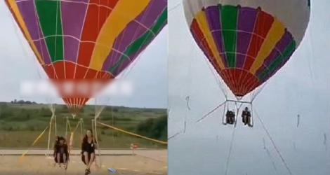 Khinh khí cầu bất ngờ nổ tung ở độ cao 3000 m khiến du khách tử vong tại chỗ