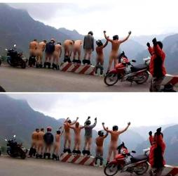 MXH dậy sóng trước hình ảnh nhóm khách du lịch tụt quần khoe vòng 3 phản cảm ở Hà Giang