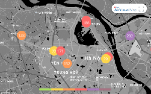 Hà Nội đứng thứ 3 trong top 10 thành phố ô nhiễm không khí thế giới