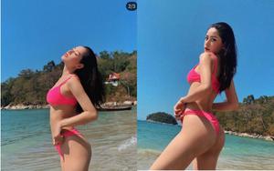 Chi Pu chả kém cạnh Ngọc Trinh khoe dáng nóng bỏng trong bikini 'nhỏ xíu'
