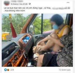 Tài xế bị tố chuyên chụp trộm khách nữ đi xe, đăng ảnh lên mạng với lời lẽ khiếm nhã