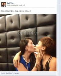 ♥ Hồng Quế lại tiếp tục "khóa môi đồng giới" @@ !!!