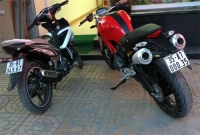 Bộ đôi Yamaha Exciter và Ducati biển khủng ở Ninh Bình