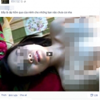 cô gái Hà Nội liên tiếp tung clip sex lên facebook