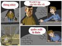 Ảnh chế: Gareth Bale "nhảy lầu" vì World Cup