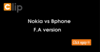 BPhone đại chiến Nokia F.A Version - Thật Không thể tin được
