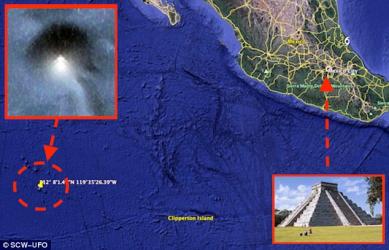 Phát hiện kim tự tháp dưới đáy biển nhờ Google Earth