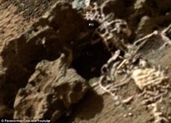 Phát hiện "xương người" trên sao Hỏa từ tàu thăm dò Curiosity