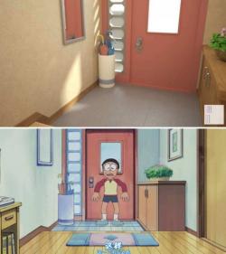 Khám phá ngôi nhà của Nobita trong chuyện Doraemon được dựng bằng 3D
