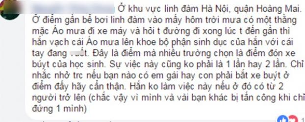 Hà Nội: Xôn xao sự xuất hiện của 'kẻ biến thái' chuyên rình rập những cô gái trẻ để sàm sỡ