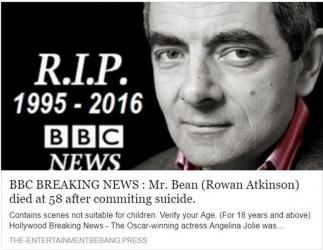 "Mr. Bean" qua đời đột ngột ở tuổi 62: Sự thật ngã ngửa