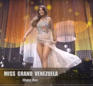 Hoa hậu Venezuela nghi lộ 'vùng cấm địa' trên sân khấu Miss Grand